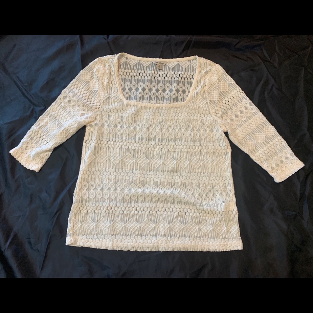 Small Lucky Brand lace top